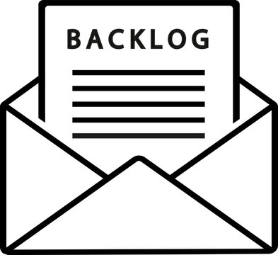 vector illustration of business message on transparent background