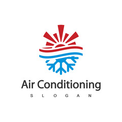 Air Conditioning Logo, HVAC Logo Concept