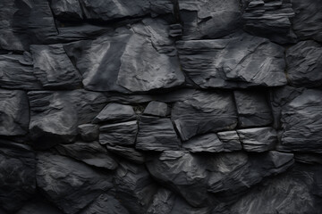 Dark Stone Texture Background Close-Up