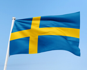 FLAG OF THE COUNTRY OF SWEDEN