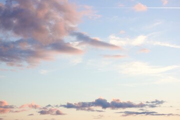 pastel clouds sky background