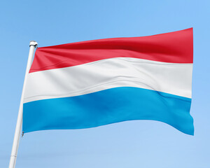 Obraz premium FLAG OF THE COUNTRY LUXEMBOURG