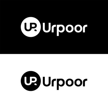 Initial urp Letter urpoor Logo Design