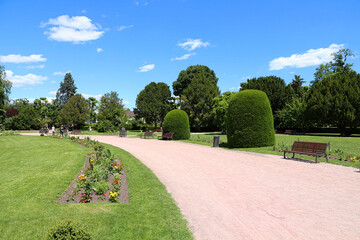Jardin de l'Orangerie - Public park - Strasbourg - France