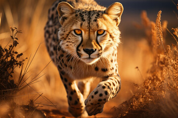 Cat wildlife nature feline carnivore animal predator africa wild cheetah