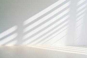 Shadows on white wall, texture background.