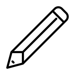 pencil icon, line icon style