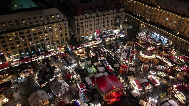 Dresden Christmas Market, Saxony, Germany