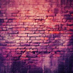 Purple color brick old retro wall concept texture