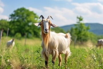 Goat Farming - obrazy, fototapety, plakaty