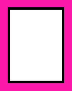 Fashion Pink Frame with Black Inner Trim