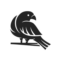 Canary Bird Logo template Isolated. Brand Identity. Icon Abstract Vector graphic