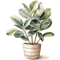 houseplant element trees leaves.designed for digital use decoration, website, page and general digital work 