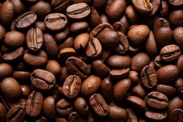 Fototapeta premium Rich aroma and warmth emanate from coffee beans, Generative AI