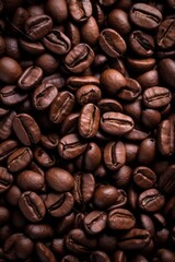 Fototapeta premium Rich aroma and warmth emanate from coffee beans, Generative AI