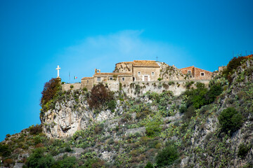 Fototapeta na wymiar Castle of Taormina - Sicily - Italy
