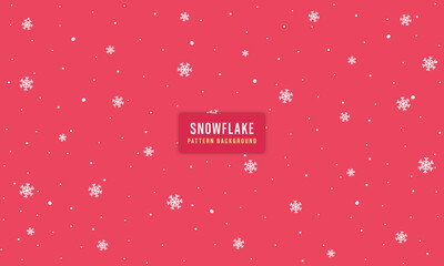 vector snowlakes wrapping paper pattern wallpaper with pink background
