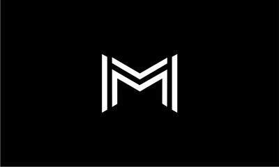 M logo vector - obrazy, fototapety, plakaty