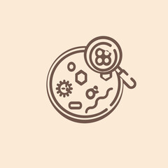 illustration icon set for biological and medical science