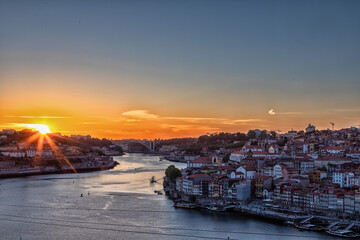 Sunset in Porto