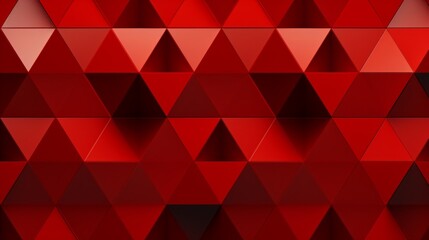 赤い三角形のタイルデザイン