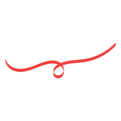 Curly Ribbon Vector