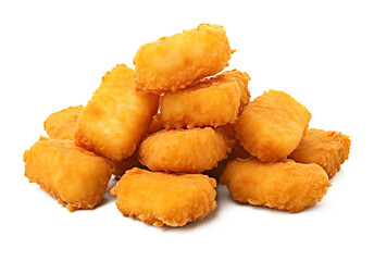Chicken Nuggets Isolated on Transparent Background

