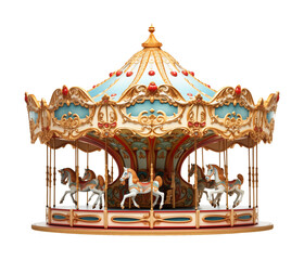 Carousel Isolated on Transparent Background
