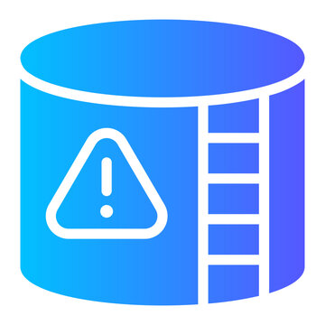 water tank gradient icon