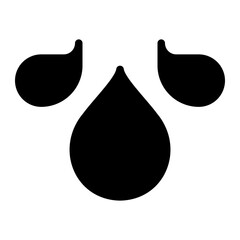 water splash glyph icon