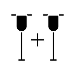 crutches glyph icon