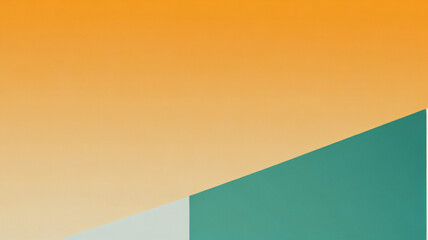 カラフルなオレンジ ピンクの境界線と明るい中心を持つ青い水彩絵の具の背景デザイン、鮮やかな苦しめられたグランジ テクスチャを持つ水彩画の裁ち落としとフリンジ - obrazy, fototapety, plakaty