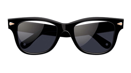 Black sunglasses isolated on transparent background