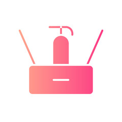 cleaning gradient icon