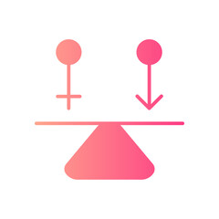 human rights gradient icon