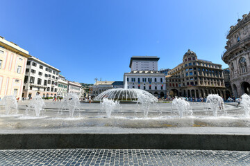 Piazza De Ferrari - Genoa, Italy - 690842579