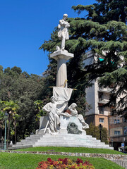 Obraz premium Monument a Giuseppe Mazzini - Genoa, Italy