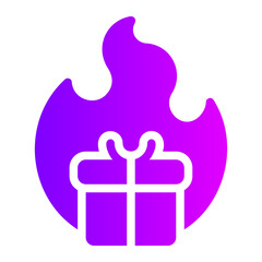 gift gradient icon