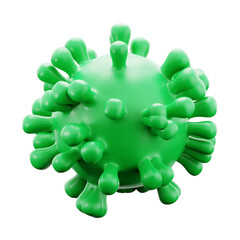 microbe virus dangerous bacterial for human body imune medical hospital 3d icon illustration render design