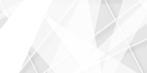 Abstract background with white and gray and geometric style with simple lines and corners, triangle as background geometric style with simple lines and corners, triangle as background paper texture