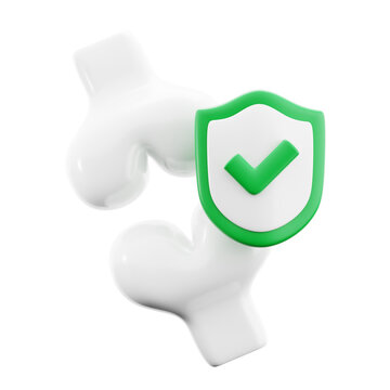 bone joint body organ treatment care and health insurance medical hospital 3d icon illustration render design