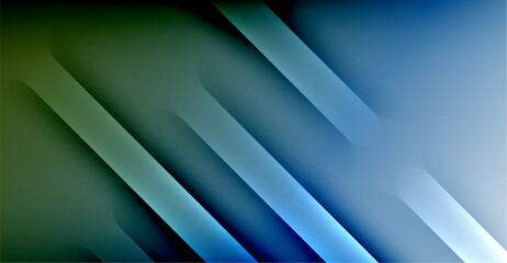 Obraz premium Dynamic Bright Colorful Lines, Shadow Style Stripes Geometric Vector Illustration For Wallpaper, Banner, Background, Card, Book Illustration, landing page