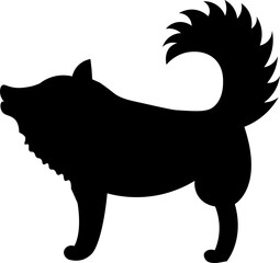 Bangkaew Dog illustration 