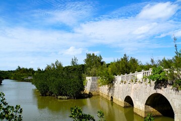 Bridge in Manglove Forest, Miyako Island - Okinawa