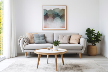 Scandinavian Modern Living Room - Minimalist Elegance