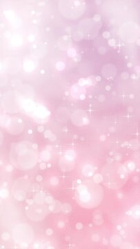 Cute pink glitter. Christmas or Valentine background. Loop video.(072)