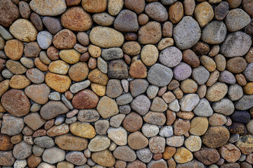 The background of pebbles Stones beach texture