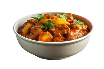 Cape malay curry on a plate