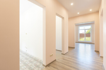 unfurnished house or apartment in bright colors