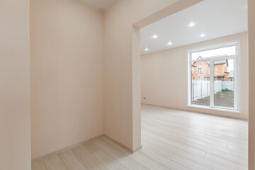 unfurnished house or apartment in bright colors